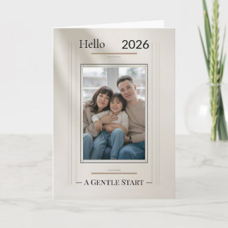 Carte New Year Family Photo Card