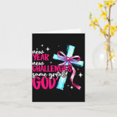 Carte New Year New Challenges Sam Great God Christian Ne (Fleur jaune)