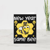 Carte New Year Same Bee Meme Funny New Years Eve  (Devant)