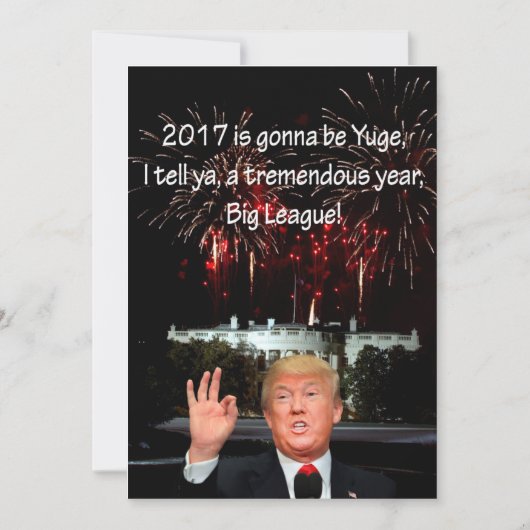 Carte New Years de Donald J. Trump (Devant)