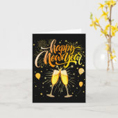 Carte New Years Eve Party Supplies Nye Matching Happy Ne (Fleur jaune)