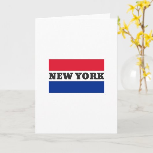 Carte New York (Fleur jaune)