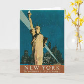 Carte New York City (Fleur jaune)