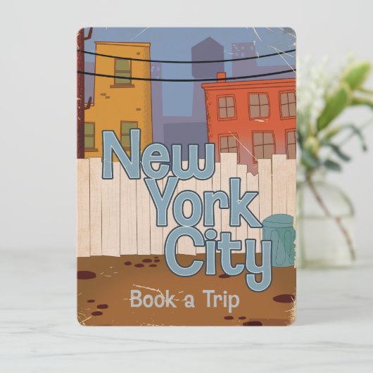 Carte New York City (Debout devant)
