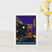 Carte New York City 1925 la nuit (Fleur jaune)