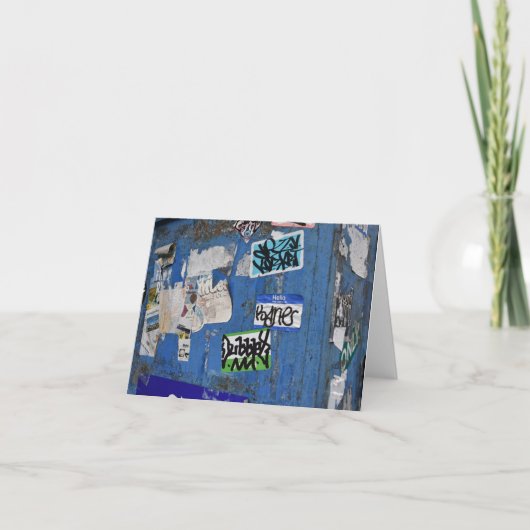 Carte New York City Graffiti Street Art (Devant)