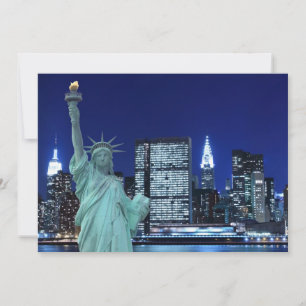 Carte New York City skyline à Night Lights, Midtown Man