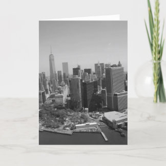 Carte New York City Skyline Noir Blanc