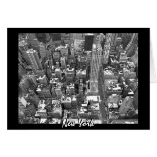 Carte New York Cityscape New York Souvenir Card