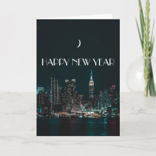 Carte New York's Eve, voeux du Nouvel An