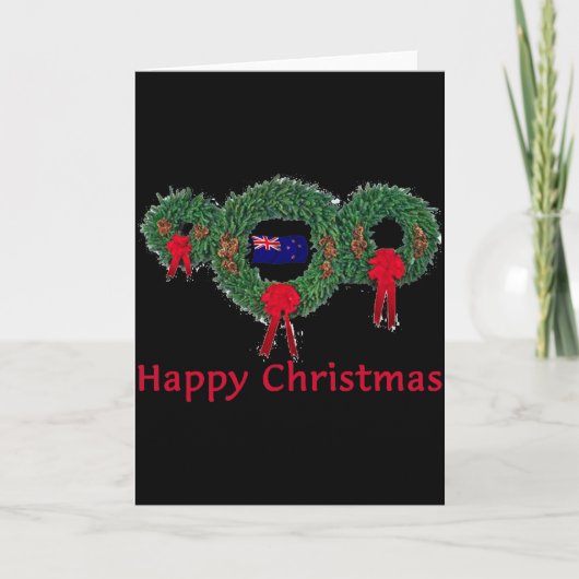 Carte New Zealand Christmas 2 T Shirt (Devant)