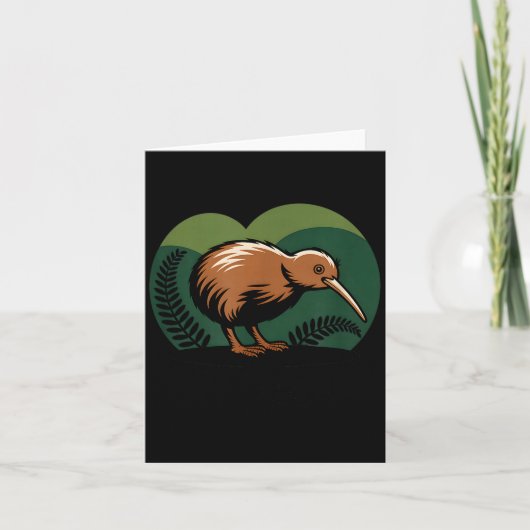 Carte New Zealand Kiwi Bird (Devant)