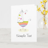 Carte Newborn Crib (Fleur jaune)