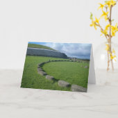 Carte Newgrange, Irlande (Fleur jaune)