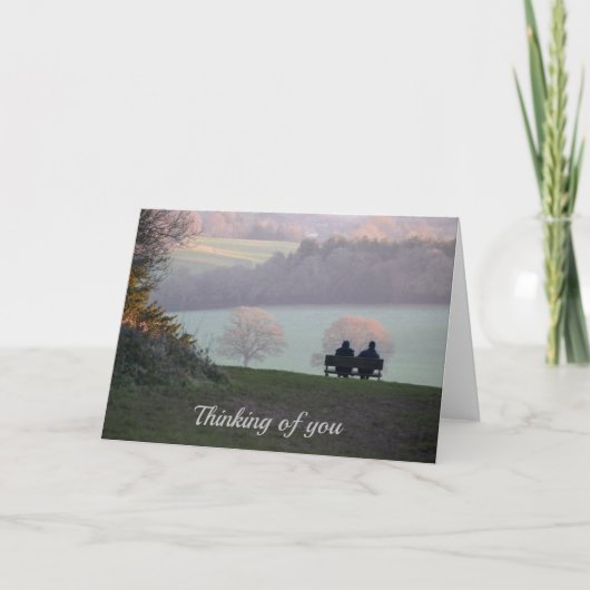 Carte Newlands Corner, Shere Penser à vous (Devant)