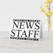 Carte News Staff (Fleur jaune)