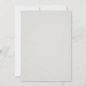 Carte Newspaper-Style Wedding Details Card (Dos)