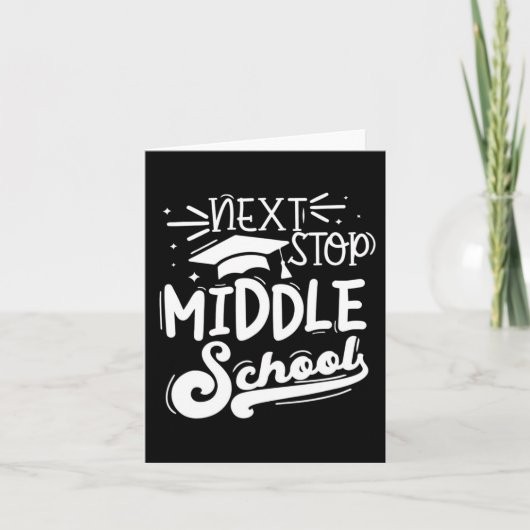 Carte Next Stop Middle School Cinquième Grade Sum (Devant)