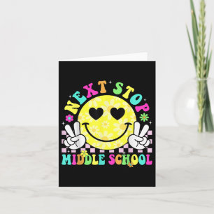 Carte Next Stop Middle School Graduation 2025 Dernier jo