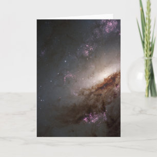 Carte Ngc 4258 Sous Formation D'Étoiles Intenses.