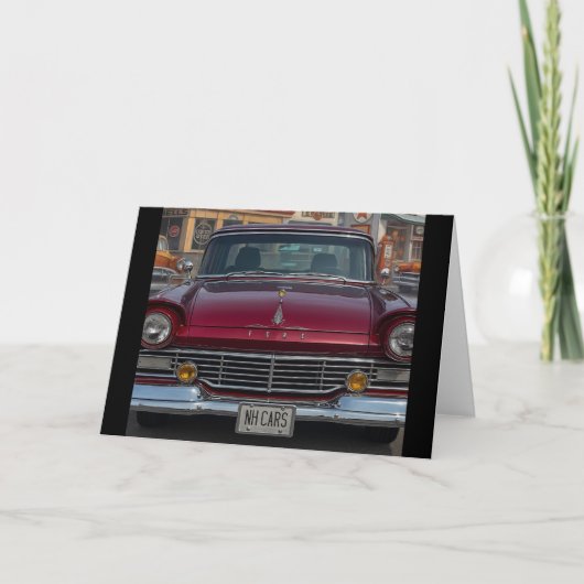 Carte NH Antique Cars Blank Salutation (Devant)