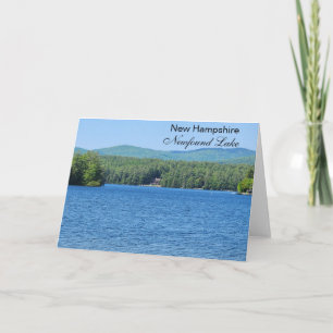 Carte NH de lac Newfound