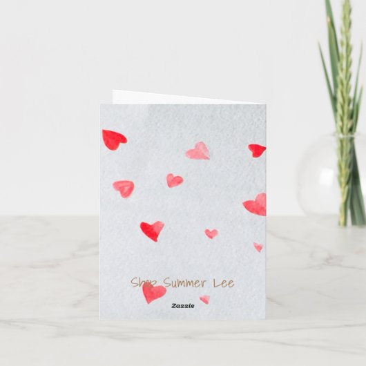 Carte N'hésitez pas à aimer (Dos)