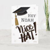 Carte Nice Casquette Funny Custom Inspirivity Graduity C (Devant)