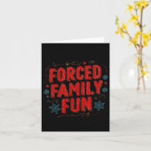 Carte Nice Christmas Statement For Forced Family Fun Lov (Fleur jaune)