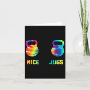Carte Nice Jugs Funny Kettlebell Breast Gym Humour Crava
