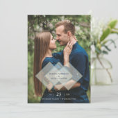 Carte Nice Transparency Effect Loving Couple Photo (Debout devant)