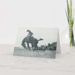 Carte Nick Knight à bord de T. Joe à Cheyenne Frotier Da