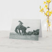 Carte Nick Knight équitation T. Joe à Cheyenne Frotier D (Fleur jaune)