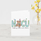 Carte Nicu Bear Spring Nicu Nurse Aider Les Petits Bl (Fleur jaune)