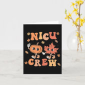 Carte Nicu Crew Citrouille Leaf Fall Nicu Nurse Hallowee (Fleur jaune)