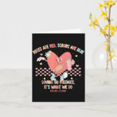 Carte Nicu Saint-Valentin Les roses sont rouges Infirmiè (Fleur jaune)