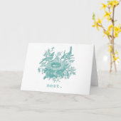 Carte Nid (Fleur jaune)