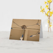 Carte Nid de colibri à fleurs (Fleur jaune)