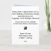 Carte Nid vide (Dos)