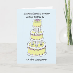 Carte Niece and Bride to Be Engagement Congratulations
