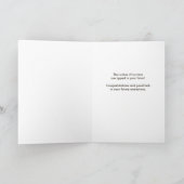 Carte Nièce, Faculté de droit Félicitations Sc (Intérieur)