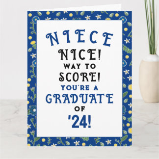 Carte Niece Graduation 2024
