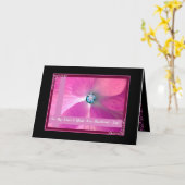 Carte Nièce & Mari - Félicitations de mariage (Fleur jaune)