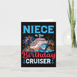 Carte Niece Of The Birthday Cruiser Funny Cruise Birthda