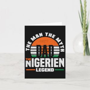 Carte Niger Nigérien Drapeau du Niger Fête des Pères 