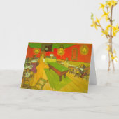Carte Night Cafe par Vincent van Gogh (Fleur jaune)
