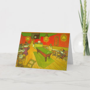 Carte Night Cafe par Vincent van Gogh