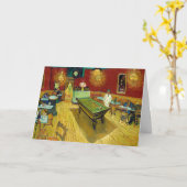 Carte Night Cafe - Vincent van Gogh Peinture Art (Fleur jaune)