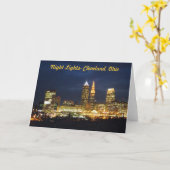 Carte Night Lights (Fleur jaune)
