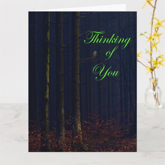 Carte Night Owl (Fleur jaune)